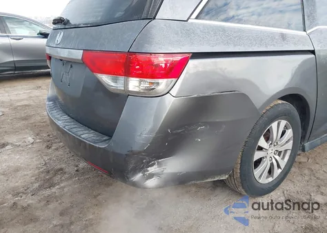 2014 Honda Odyssey Ex-L from USA, damaged, VIN 5FNRL5H62EB006525